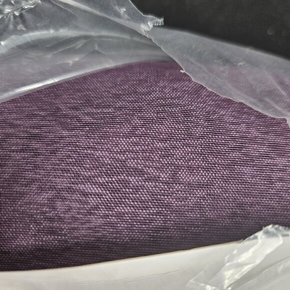 JCPenney Home Collection Snowvoile Scarf Plum Purple Window Valance 59x216 USA - Picture 1 of 6